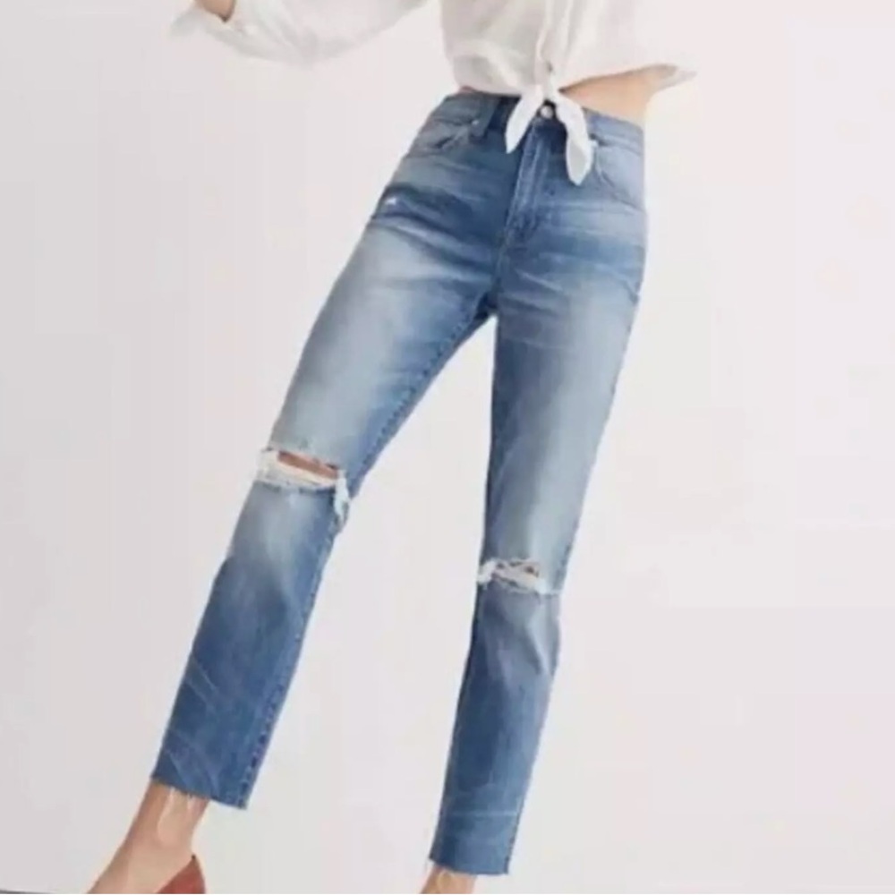 High Rise Slip Crop Boyjean
